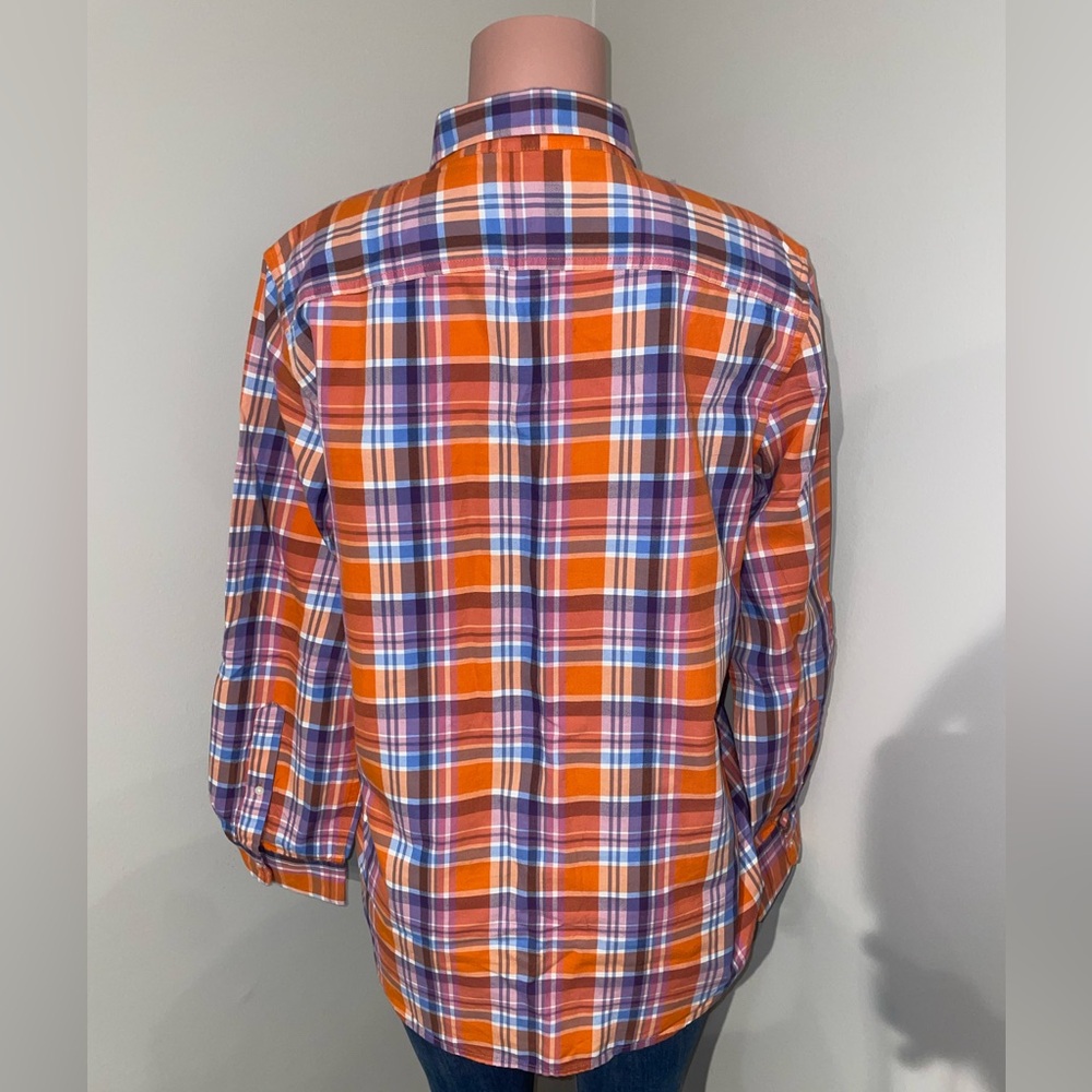 Lauren Ralph Lauren Plaid Cotton Twill Shirt - XL - Picture 2 of 6